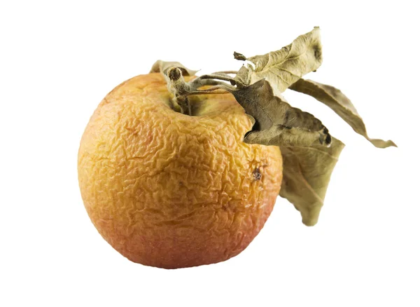 Miażdżący jabłko z liści — Zdjęcie stockowe