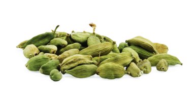 Cardamom on white background clipart