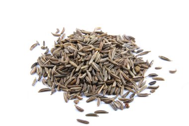 Cumin on white background clipart