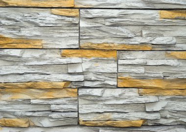 White-yellow wild stone tiles clipart