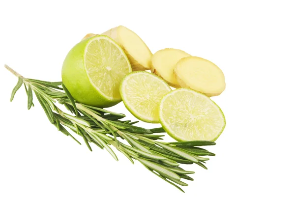Rosemary lime and ginger — Stock Photo, Image