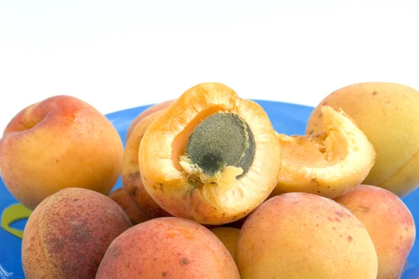 Fresh appetizing apricots — Stock Photo, Image