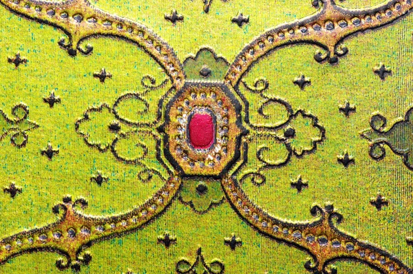 Arabski ornament zielony — Zdjęcie stockowe