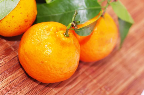 Primo piano sui mandarini — Foto Stock