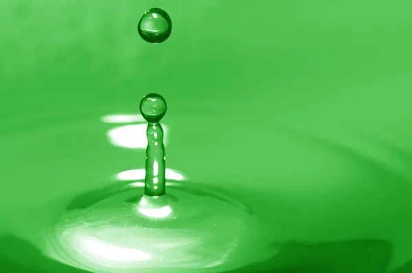 Зелена водою — стокове фото