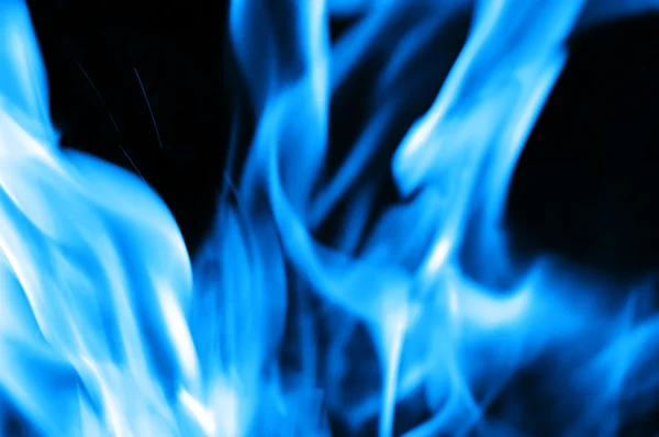Płonący ogień zbliżenie — Zdjęcie stockowe