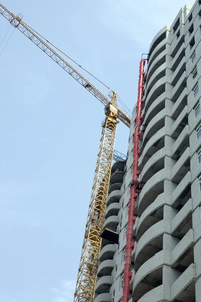 Building tower crane — Stock Image Building tower crane Stock Image