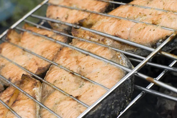 Fish kebab — Stock Photo, Image