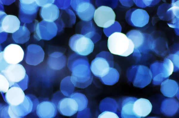 Luz de Natal azulada . — Fotografia de Stock
