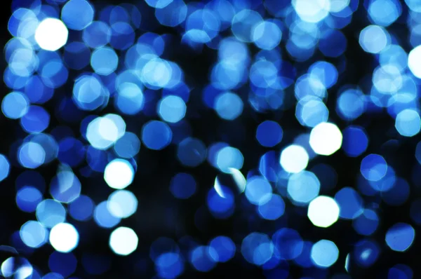 Luz de Natal azulada . — Fotografia de Stock