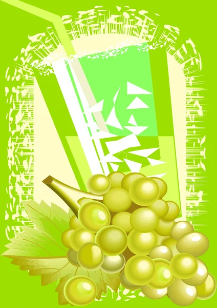 Succo d'uva — Vettoriale Stock