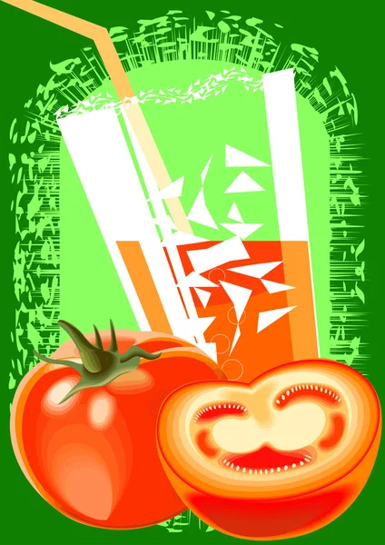 Tomate _ juice — Vector de stock