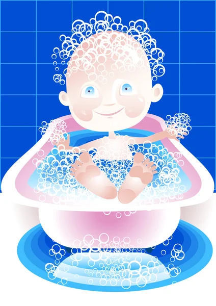 肥皂水 — 图库矢量图片