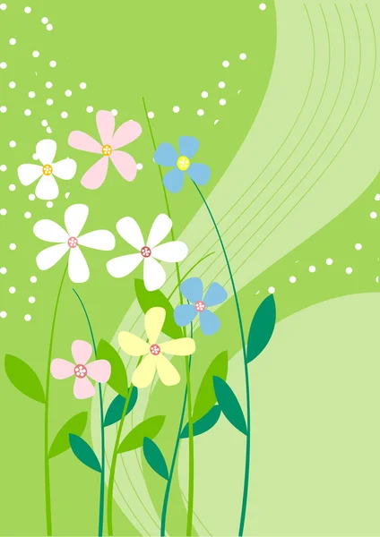 Fleurs de backgroumd — Image vectorielle