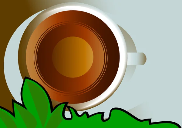 Tapa de té — Vector de stock