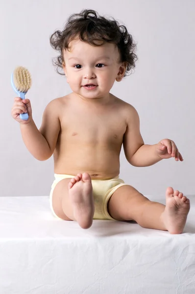 婴儿用梳子. — 图库照片
