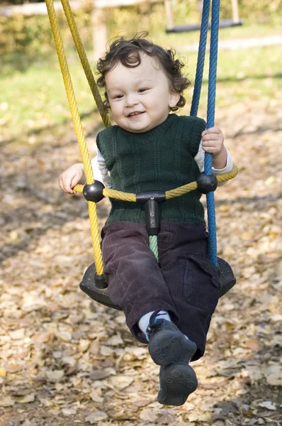 On a swing. — Stock Photo, Image