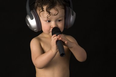 Sing baby. clipart