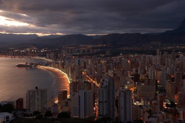 Benidorm manzarası