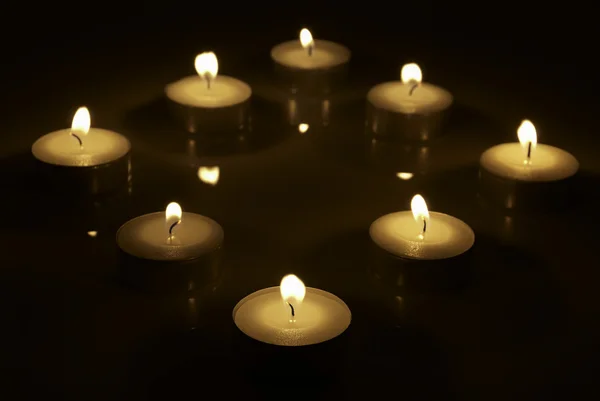 Греющие свечи — стоковое фото