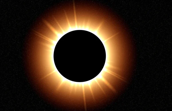 Eclipse du soleil Images De Stock Libres De Droits