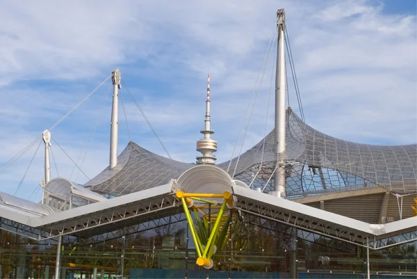 Олімпійський стадіон у Мюнхені, Німеччина — стокове фото