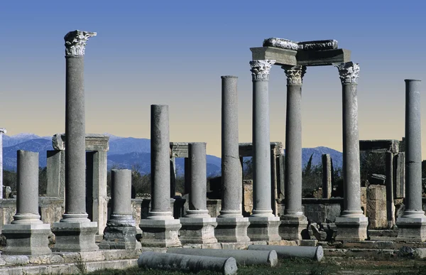 Ruinen auf Perge, Türkei — Stockfoto