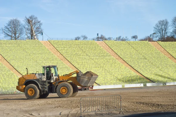 Construction on Stadium Field — Stock Photo, Image