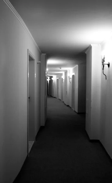 モダンなホテルの廊下 — ストック写真
