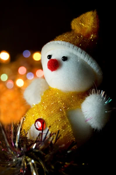 Christmas snögubbe — Stockfoto