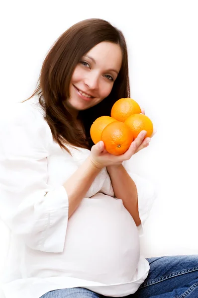 Alimentos saudáveis na gravidez — Fotografia de Stock