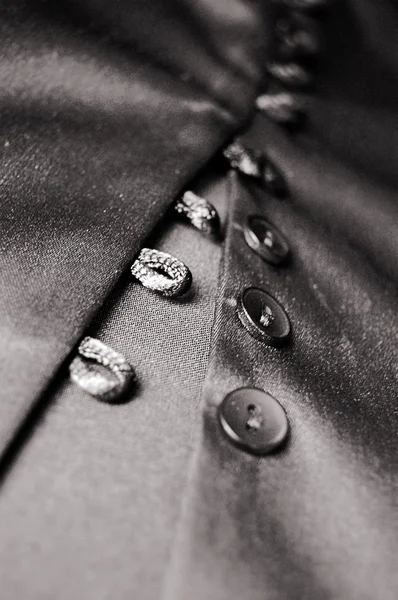 Czarna spódnica detal — Zdjęcie stockowe