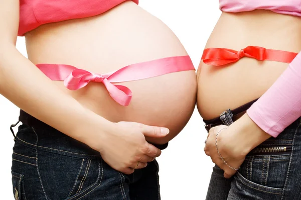 Vrij zwangere vrouw — Stockfoto