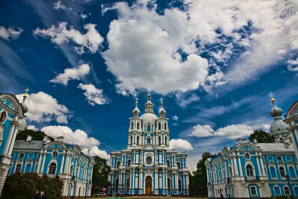 Szmolnij katedrális Szentpéterváron — Stock Fotó