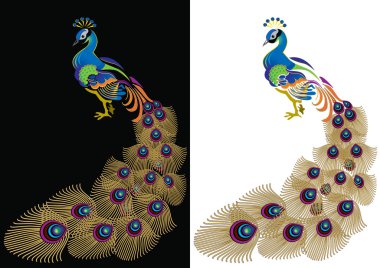 Peacock clipart