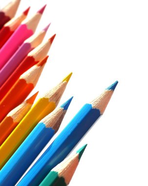 Colorful crayons clipart