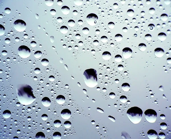 Pioggia sulla finestra — Foto Stock