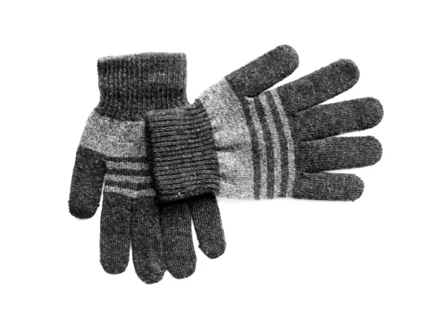 Graue Handschuhe — Stockfoto