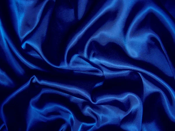 蓝纺织 — 图库照片