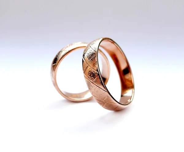 stock image Gold rings