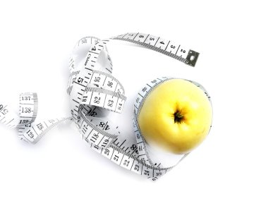 White meter and apple clipart