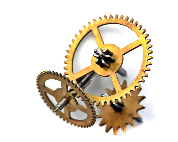 stock image Mechanism of clock