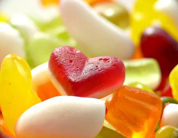 Gelatina caramelos coloridos — Foto de Stock