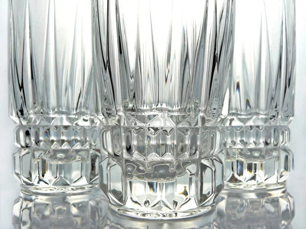 Three glasses — Stock Photo, Image