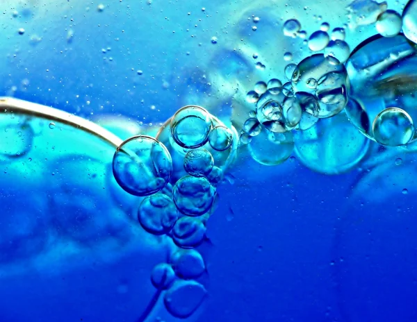 Blauwe bubbels — Stockfoto
