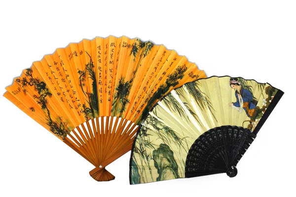 Two Chinese fan — Stock Photo, Image