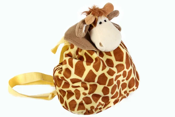 Çocuk sırt çantası-zürafa — Stok fotoğraf