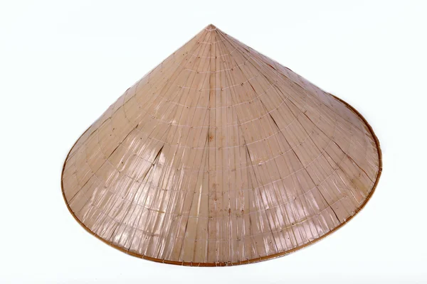 Chinese bamboe hoed — Stockfoto