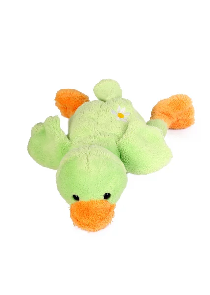 Зелений іграшка каченя — стокове фото