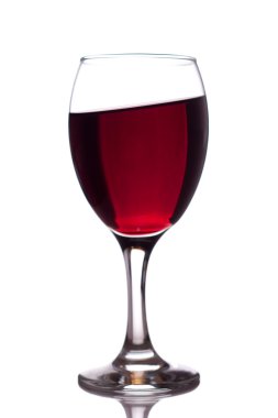 Glass of wine clipart